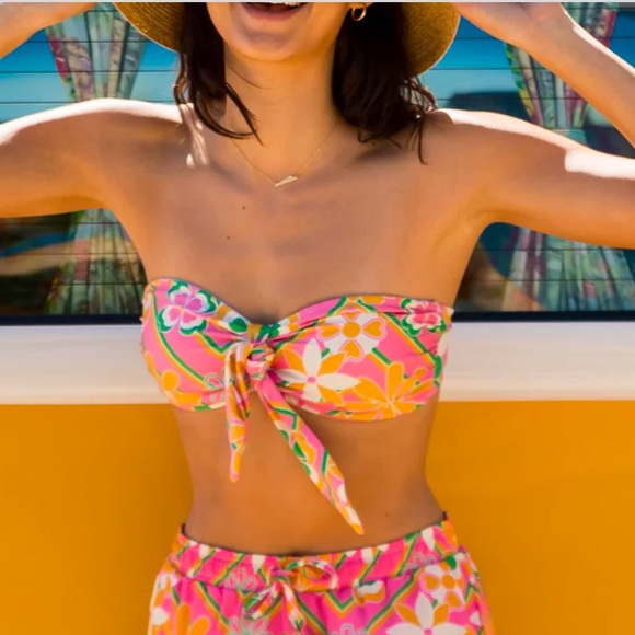 Kenny Flowers THE ACAPULCO
Tie Front Bandeau Top - Picture 2 of 7